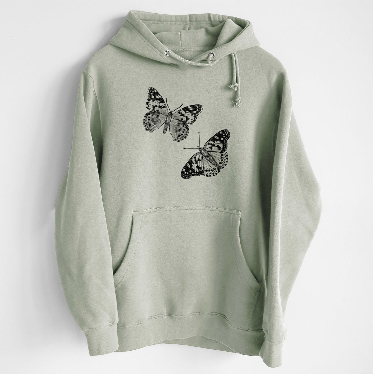 Painted Lady Butterflies - Heavyweight Fleece Hoodie