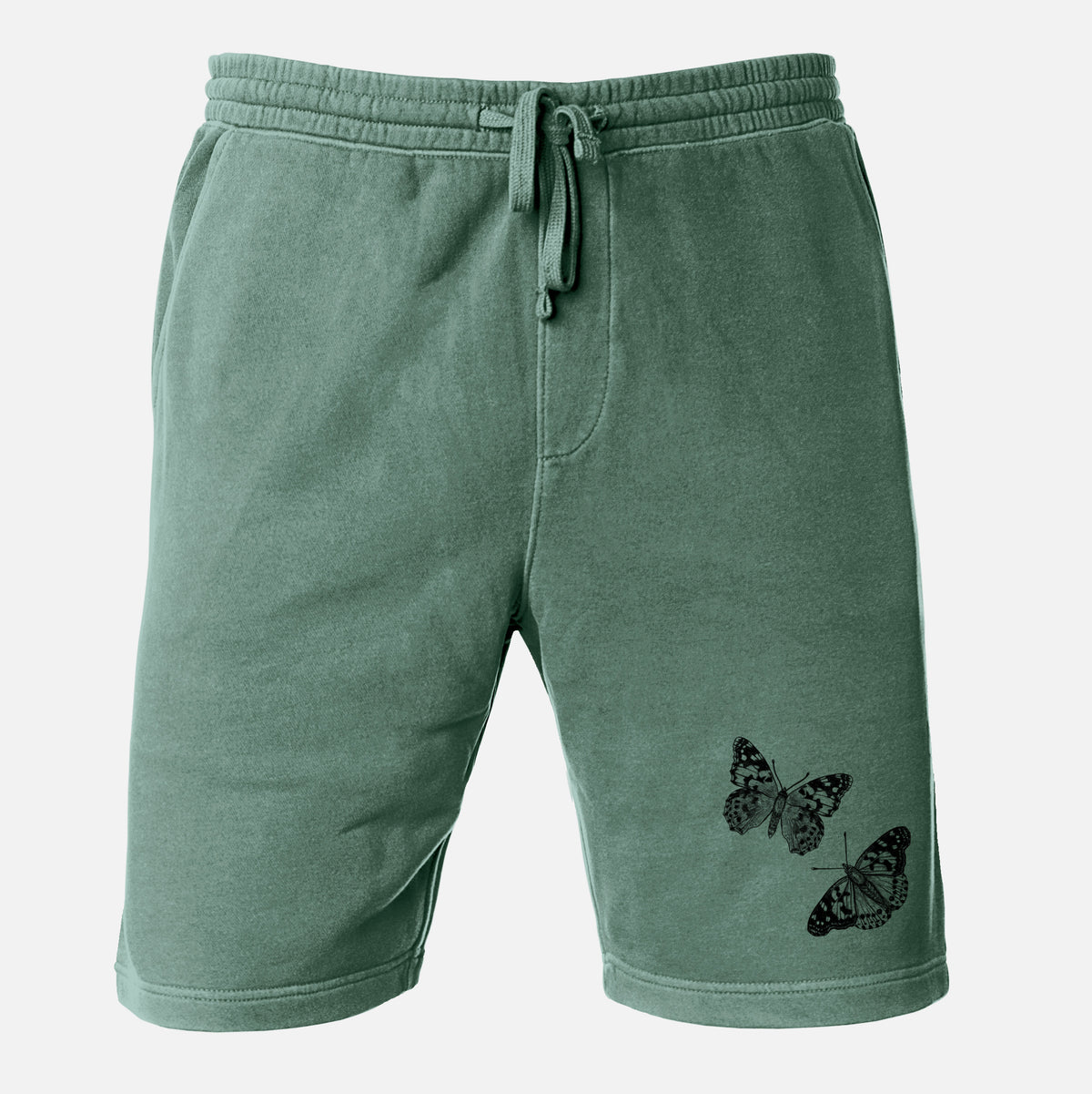 Painted Lady Butterflies - Unisex Pigment Dyed Shorts