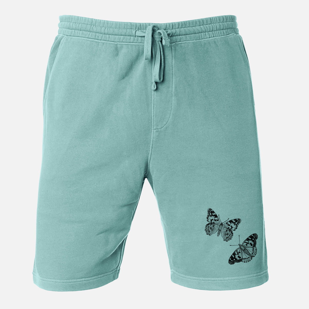 Painted Lady Butterflies - Unisex Pigment Dyed Shorts