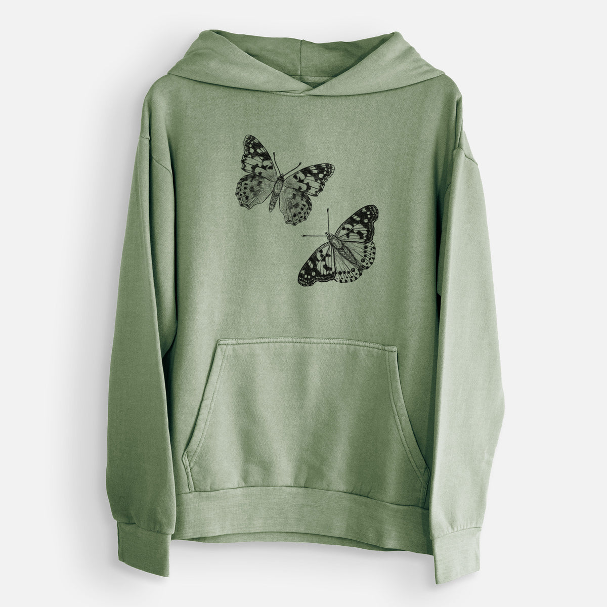 Painted Lady Butterflies  - Urban Heavyweight Hoodie