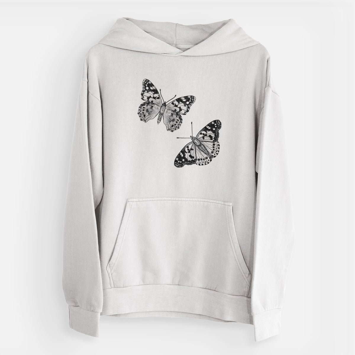 Painted Lady Butterflies  - Urban Heavyweight Hoodie