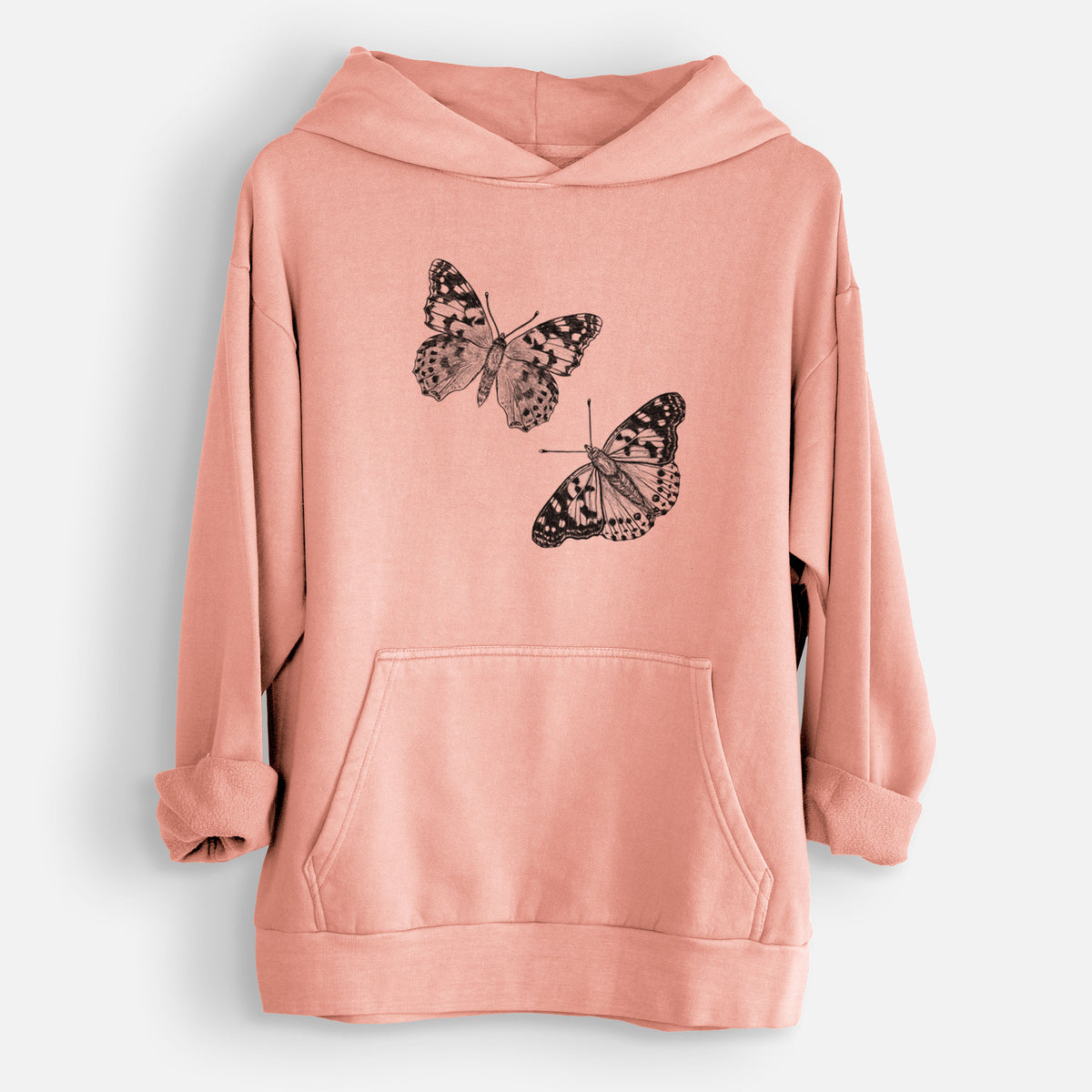 Painted Lady Butterflies  - Urban Heavyweight Hoodie