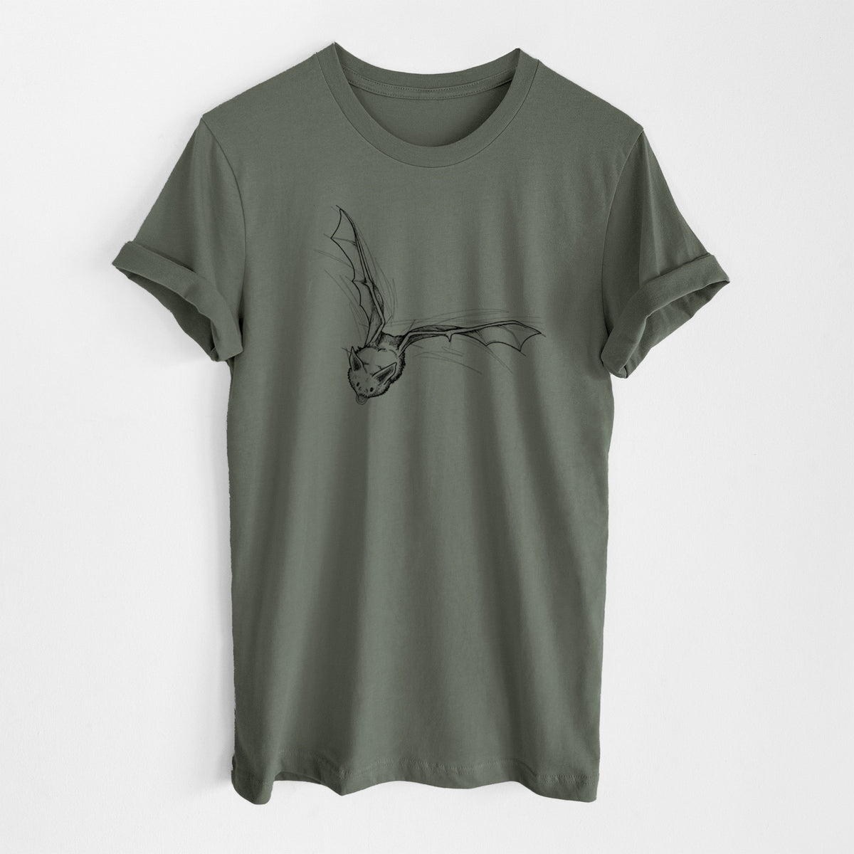 Pallid Bat - Antrozous pallidus - Lightweight 100% Cotton Unisex Crewneck