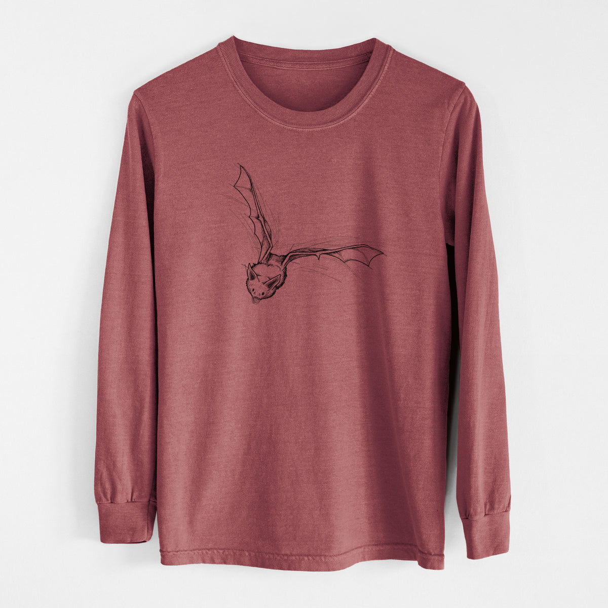 Pallid Bat - Antrozous pallidus - Unisex Comfort Colors 100% Cotton Long Sleeve
