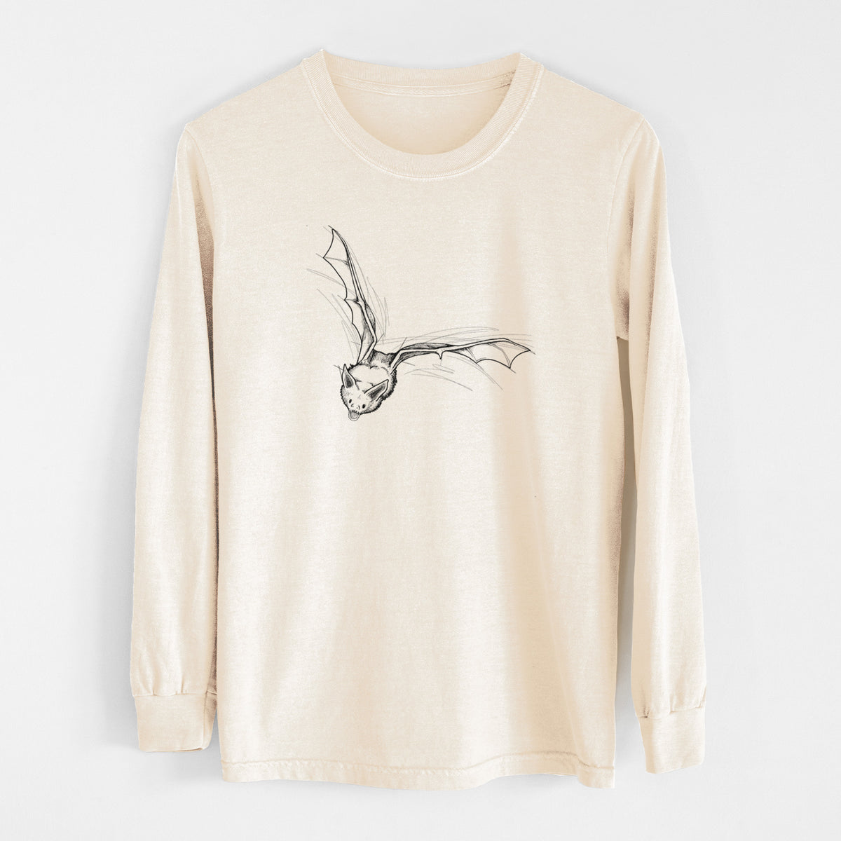 Pallid Bat - Antrozous pallidus - Unisex Comfort Colors 100% Cotton Long Sleeve