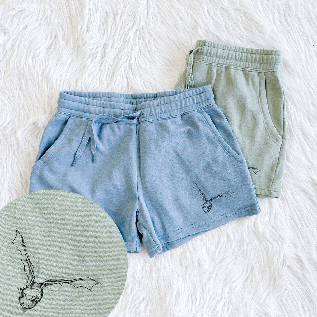 Pallid Bat - Antrozous pallidus - Women's Cali Wave Shorts