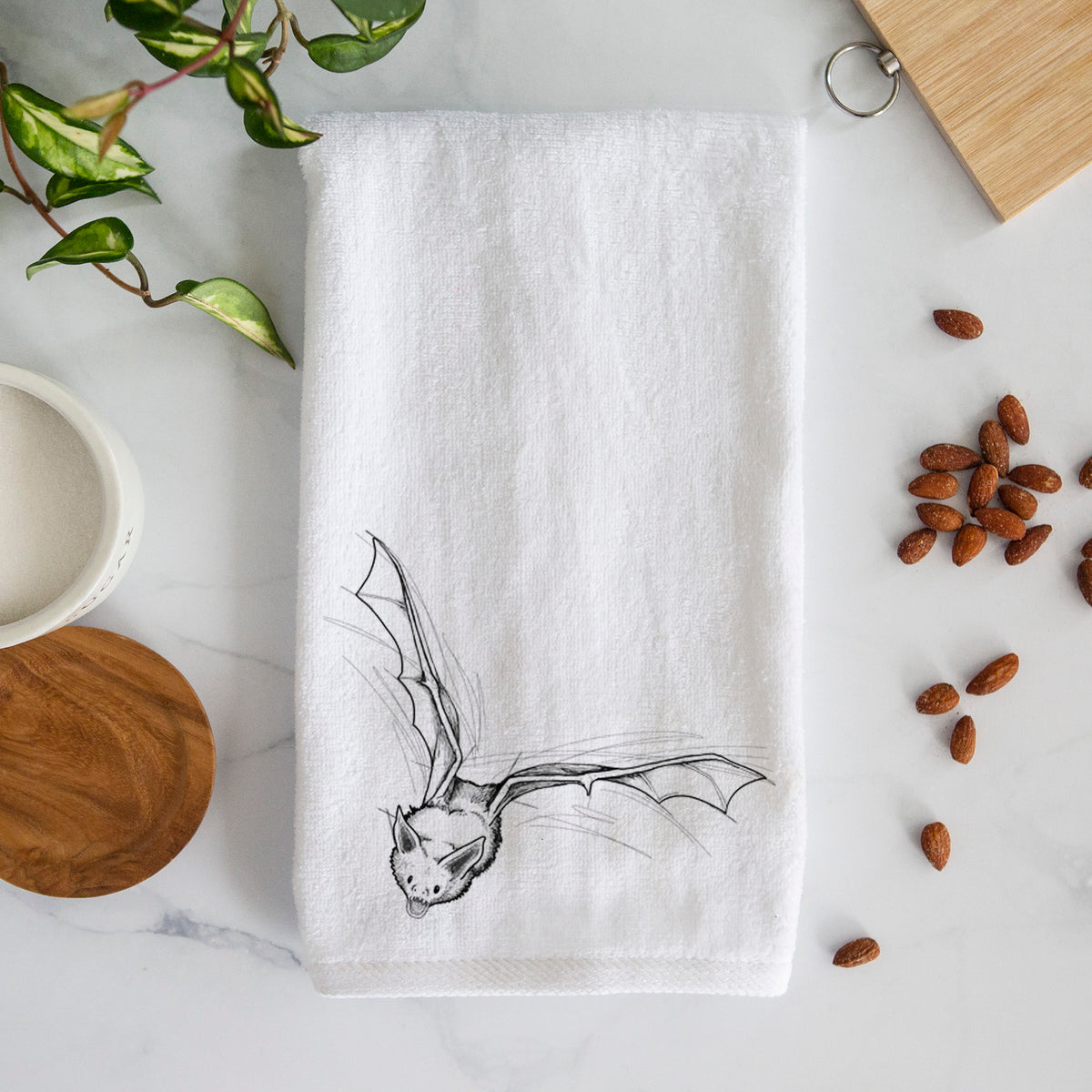 Pallid Bat - Antrozous pallidus Premium Decorative Hand Towel