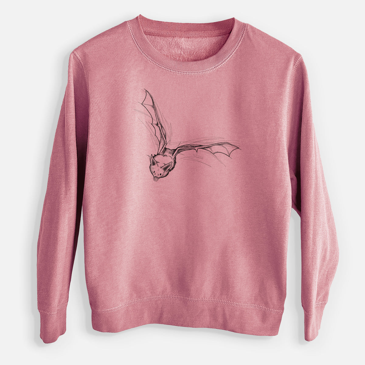 Pallid Bat - Antrozous pallidus - Youth Lightweight Crewneck Sweatshirt
