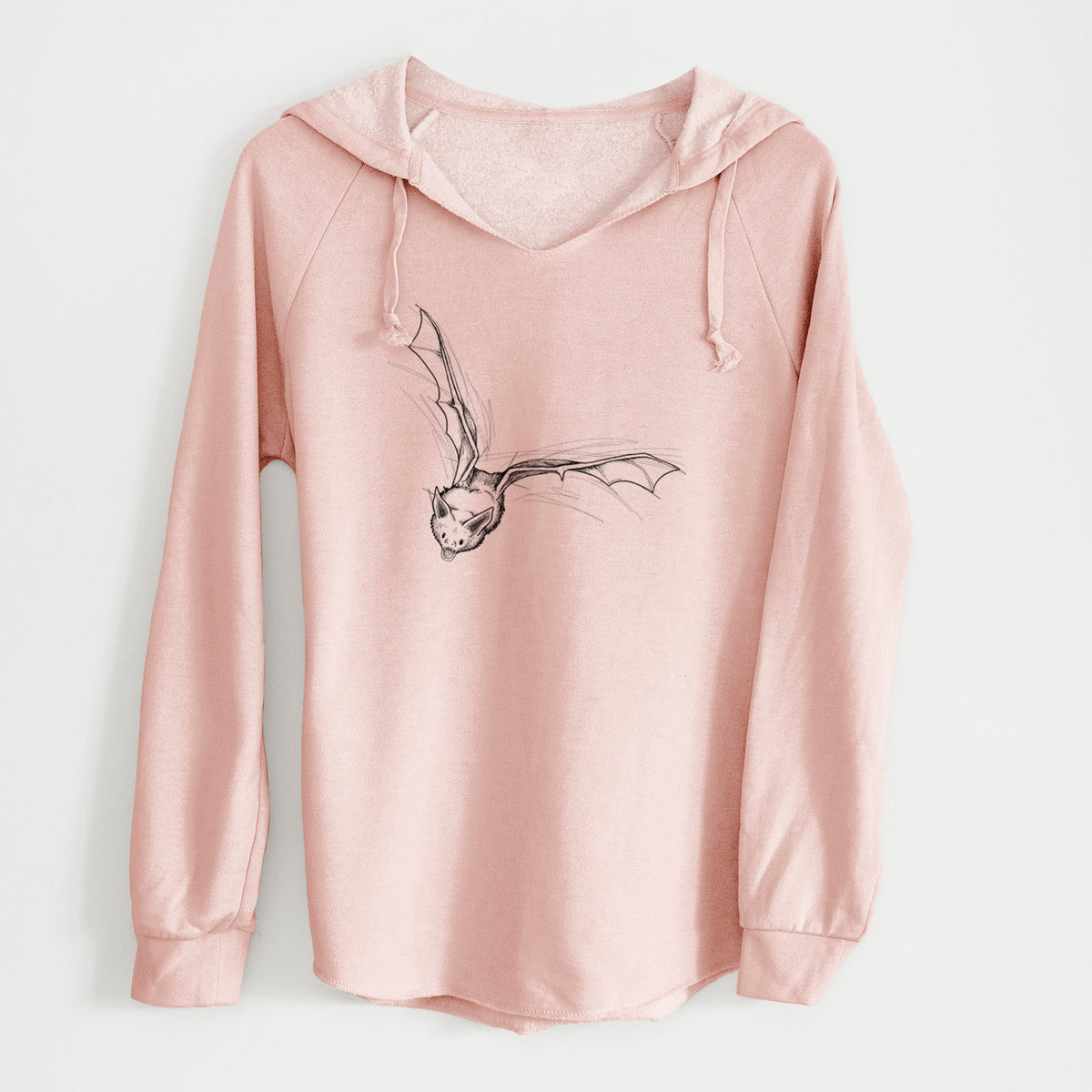 Pallid Bat - Antrozous pallidus - Cali Wave Hooded Sweatshirt