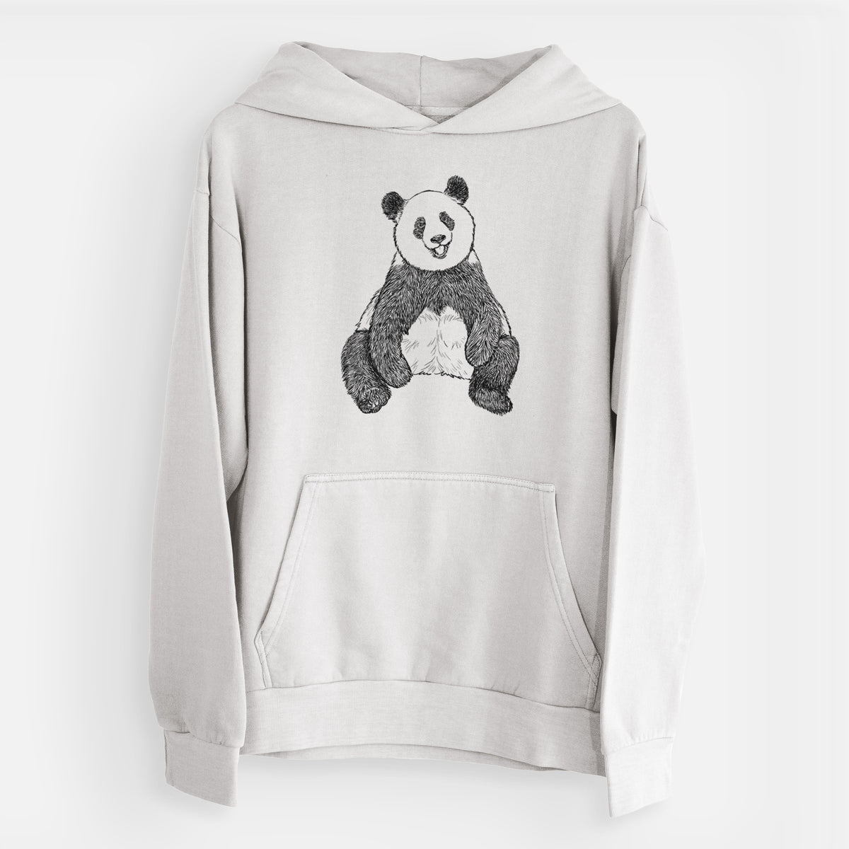 Ailuropoda melanoleuca - Giant Panda Sitting  - Urban Heavyweight Hoodie