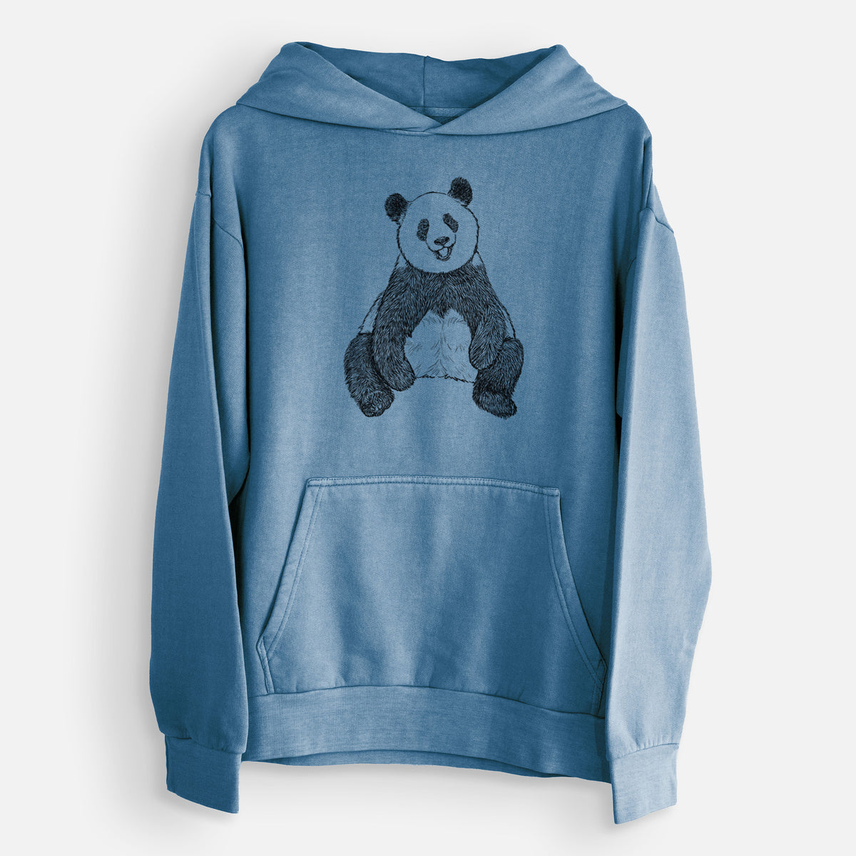 Ailuropoda melanoleuca - Giant Panda Sitting  - Urban Heavyweight Hoodie