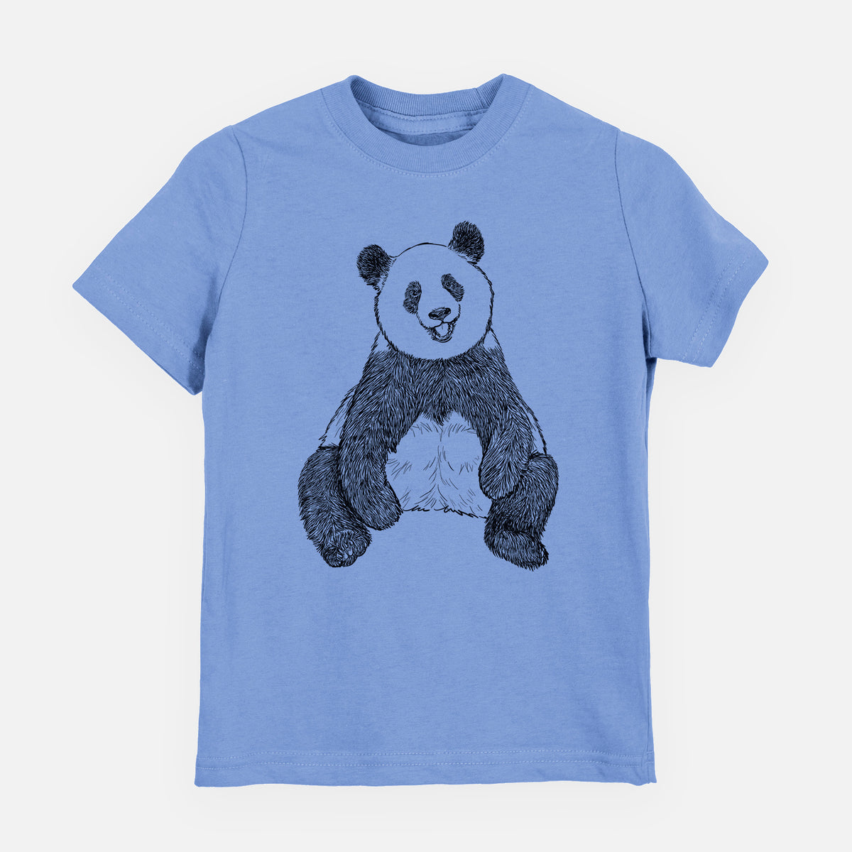 Ailuropoda melanoleuca - Giant Panda Sitting - Youth Shirt