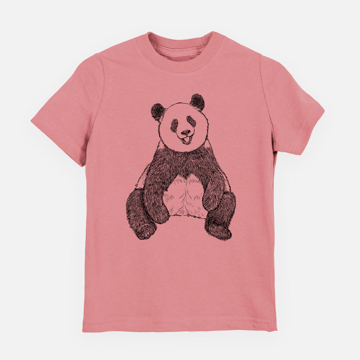 Ailuropoda melanoleuca - Giant Panda Sitting - Youth Shirt