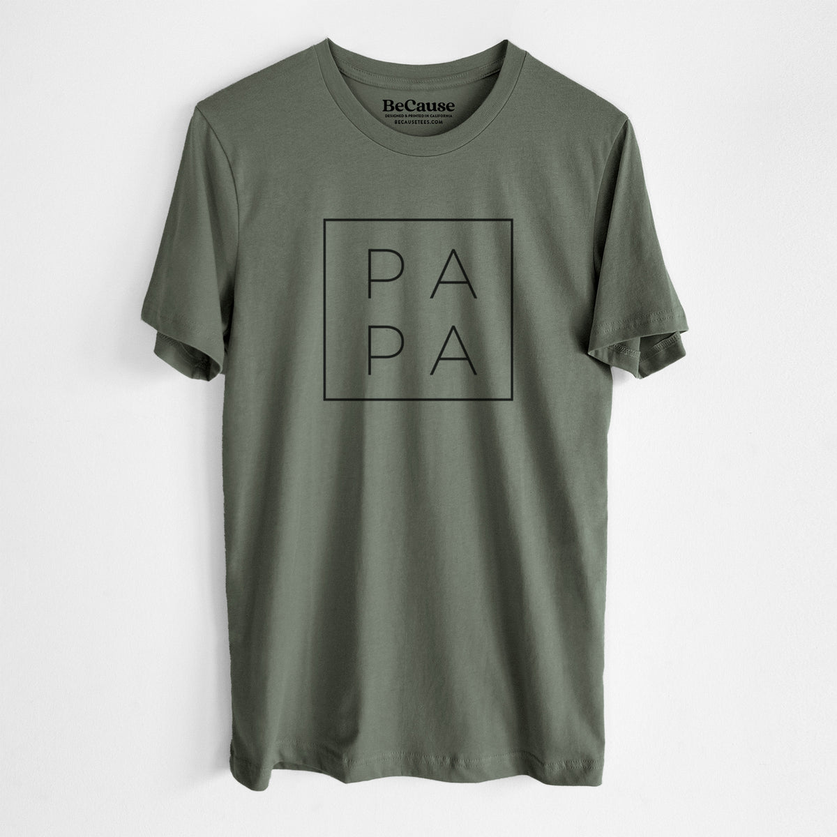 Papa Boxed - Lightweight 100% Cotton Unisex Crewneck