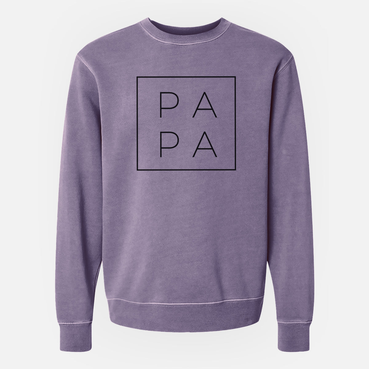 Papa Boxed - Unisex Pigment Dyed Crew Sweatshirt
