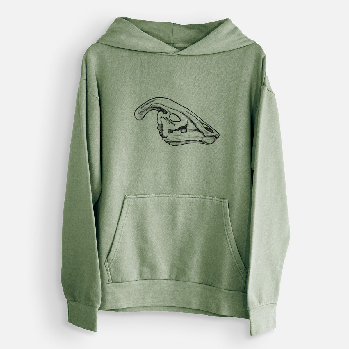 Parasaurolophus Skull  - Urban Heavyweight Hoodie