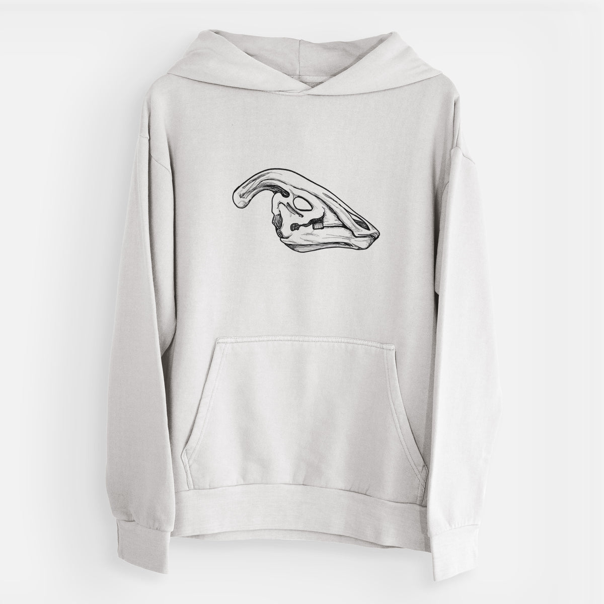 Parasaurolophus Skull  - Urban Heavyweight Hoodie