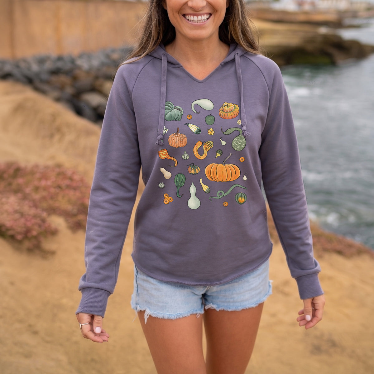 Pumpkin Patch Finds - Cali Wave Hooded Sweatshirt