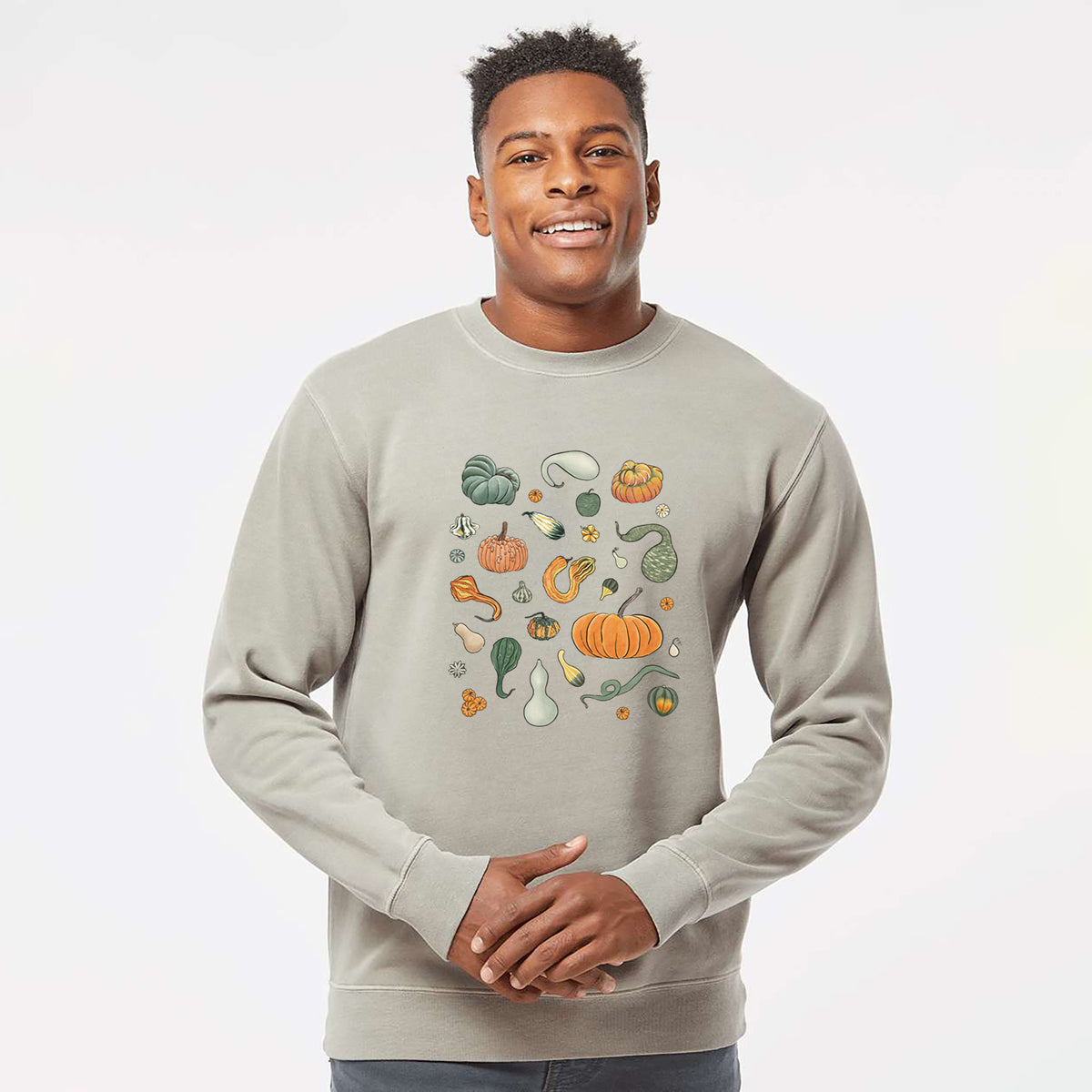 Pumpkin Patch Finds - Unisex Pigment Dyed Crew Sweatshirt