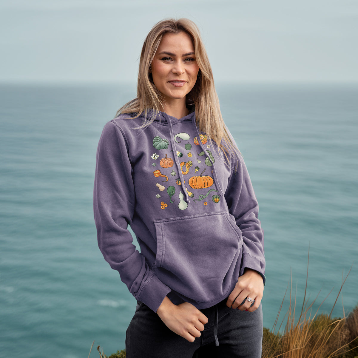 Pumpkin Patch Finds - Unisex Pigment Dyed Hoodie