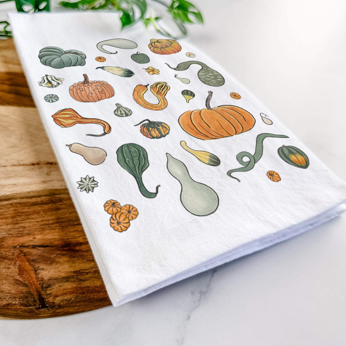 Pumpkin Patch Finds - Tea Towel