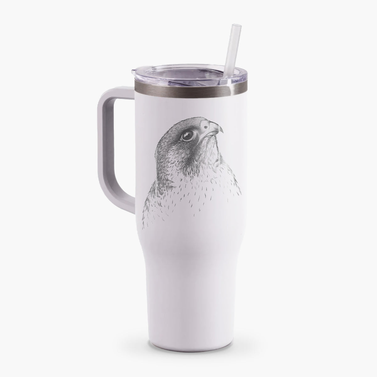 Peregrine Falcon - Falco peregrinus - 40oz Tumbler with Handle