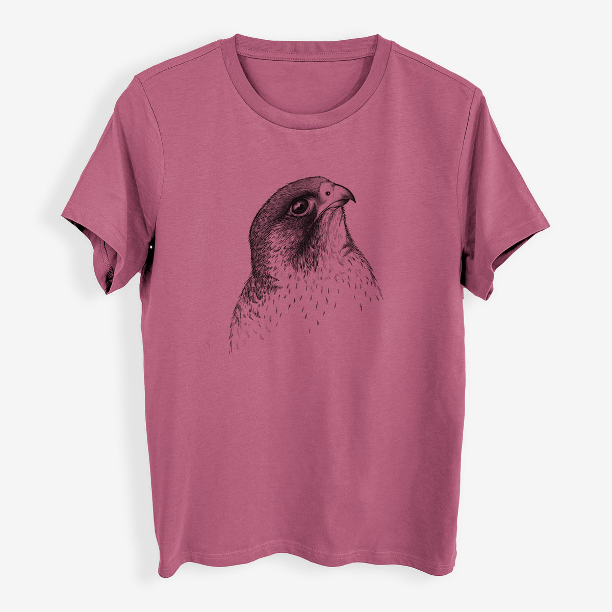 Peregrine Falcon - Falco peregrinus - Womens Everyday Maple Tee