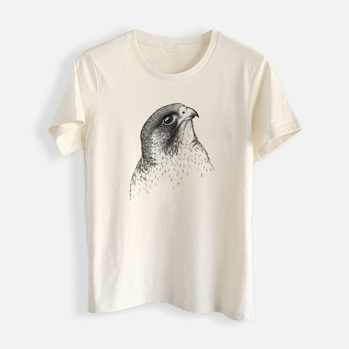 Peregrine Falcon - Falco peregrinus - Womens Everyday Maple Tee