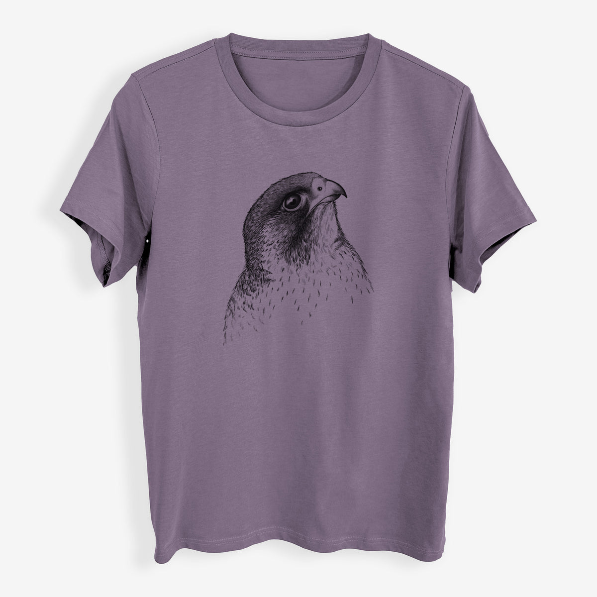 Peregrine Falcon - Falco peregrinus - Womens Everyday Maple Tee