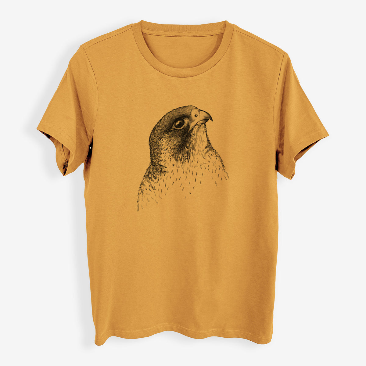 Peregrine Falcon - Falco peregrinus - Womens Everyday Maple Tee