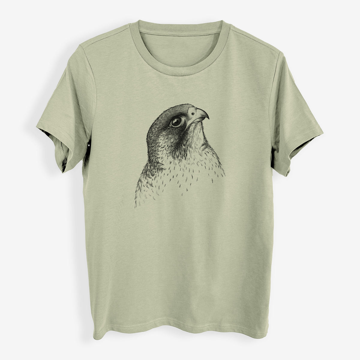 Peregrine Falcon - Falco peregrinus - Womens Everyday Maple Tee