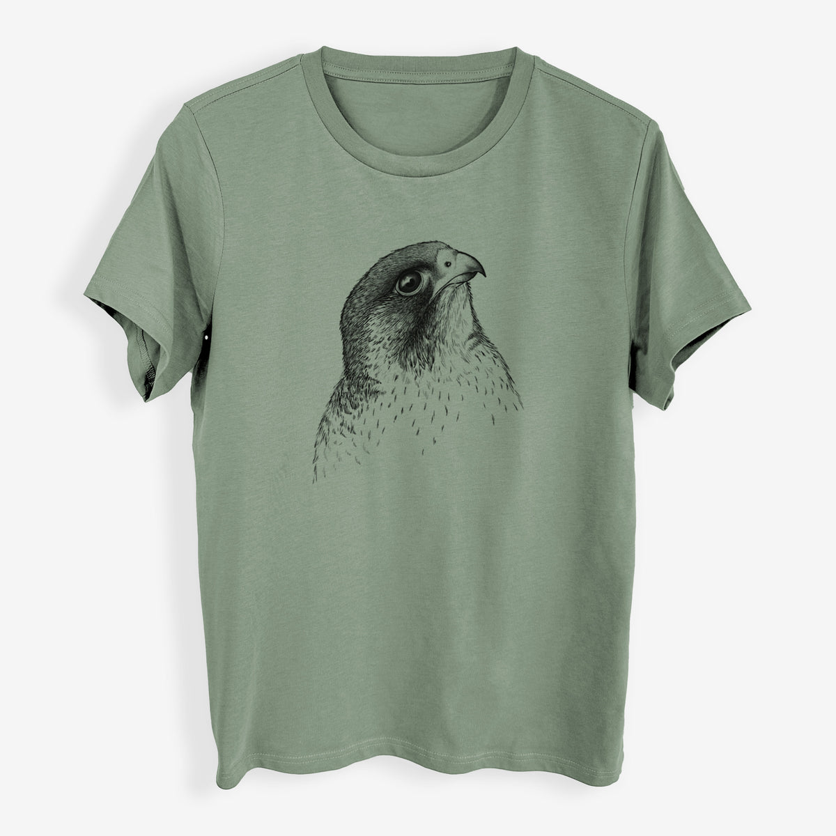 Peregrine Falcon - Falco peregrinus - Womens Everyday Maple Tee