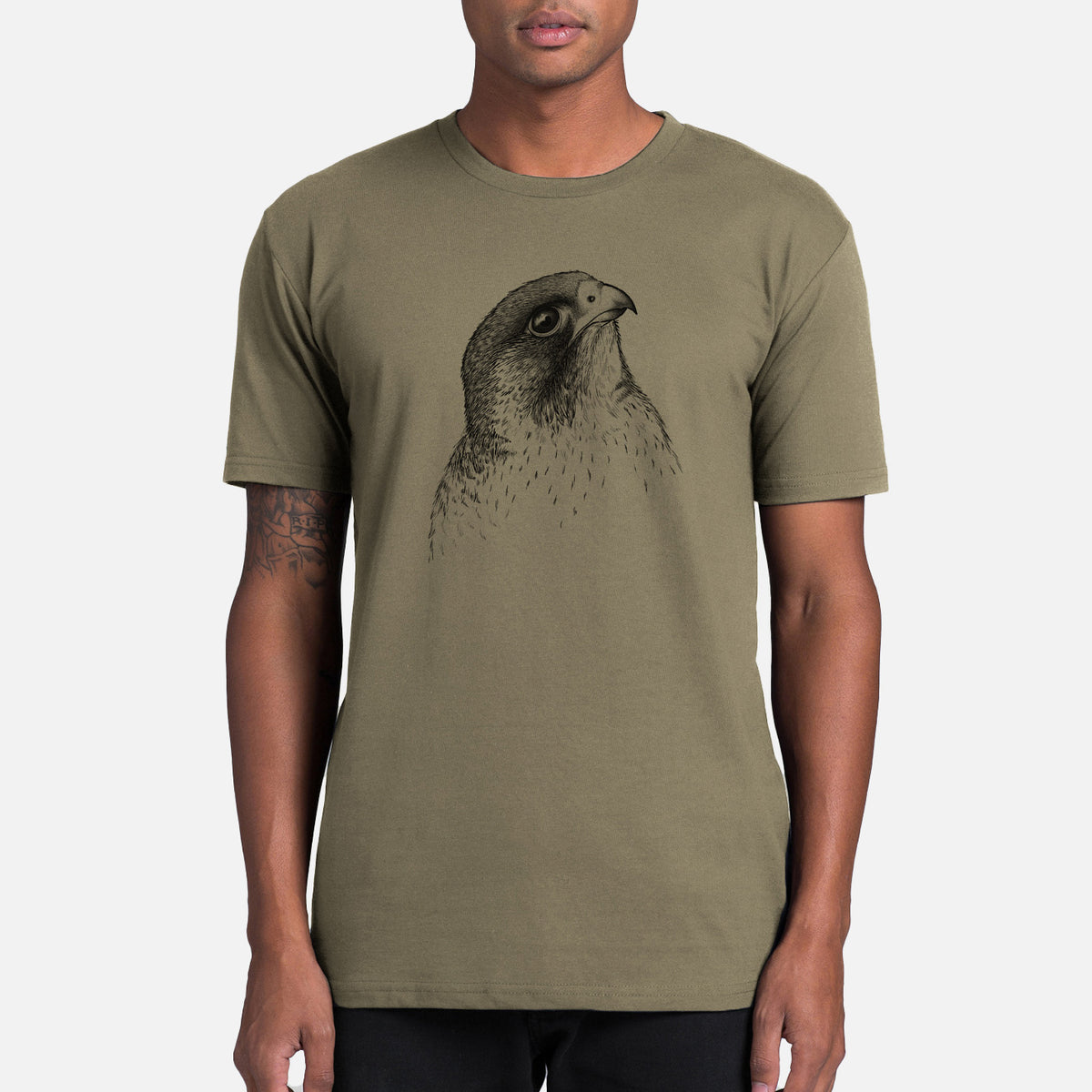 Peregrine Falcon - Falco peregrinus - Mens Everyday Staple Tee