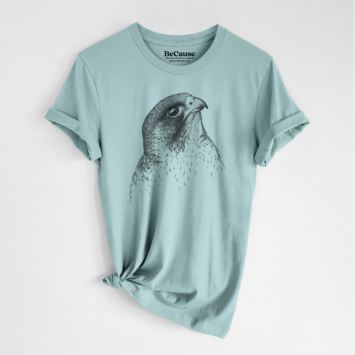 Peregrine Falcon - Falco peregrinus - Lightweight 100% Cotton Unisex Crewneck