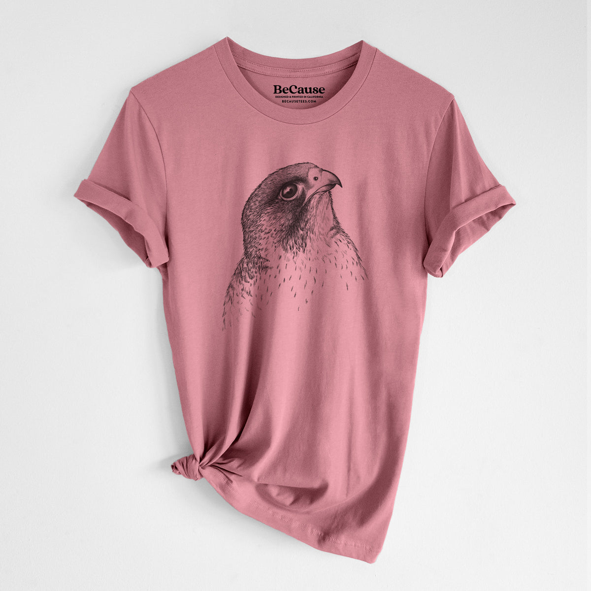 Peregrine Falcon - Falco peregrinus - Lightweight 100% Cotton Unisex Crewneck