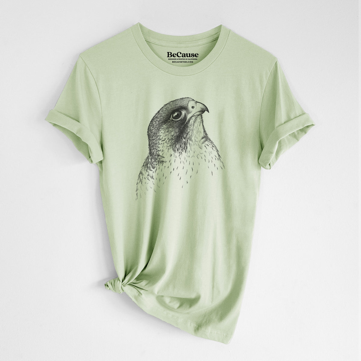 Peregrine Falcon - Falco peregrinus - Lightweight 100% Cotton Unisex Crewneck