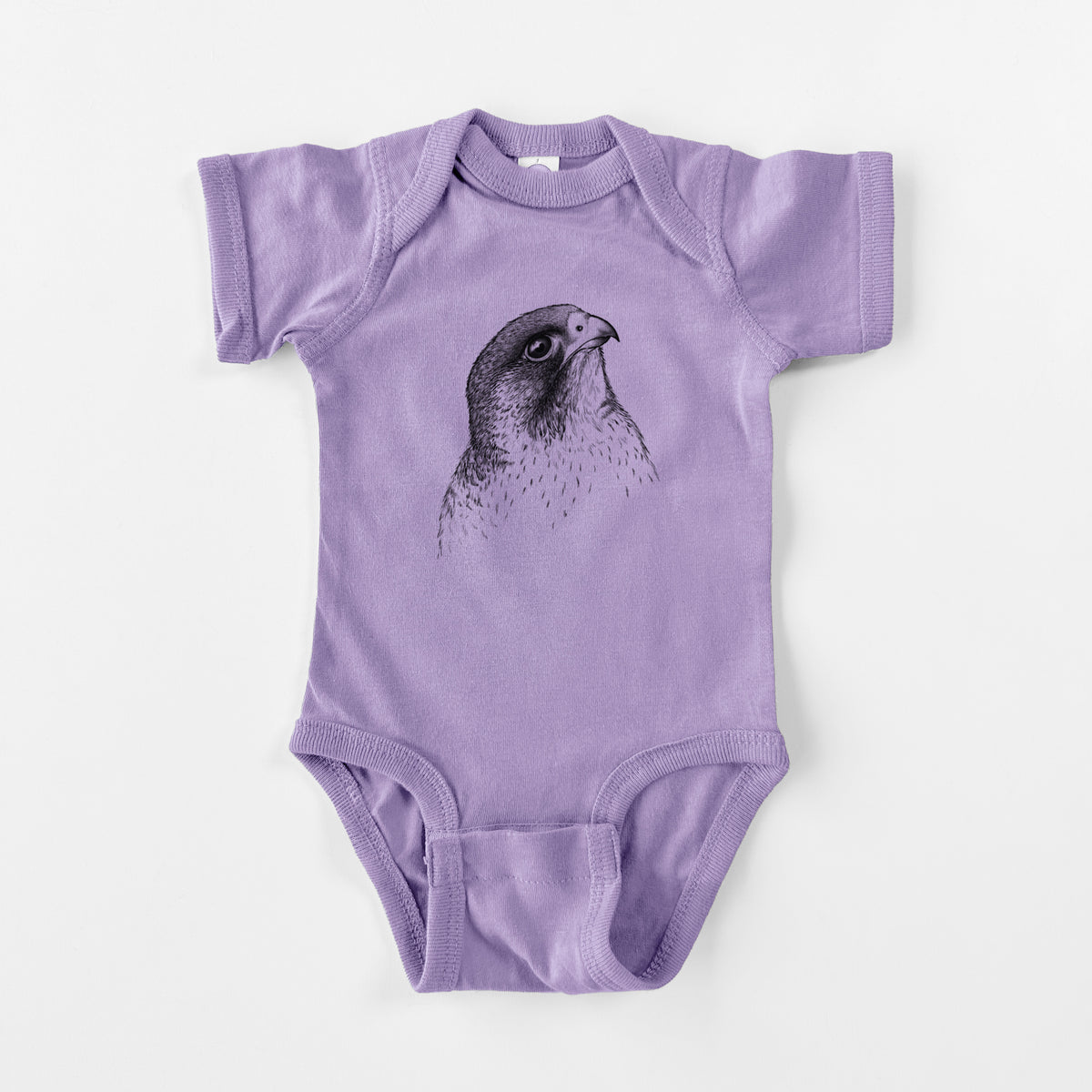 Peregrine Falcon - Falco peregrinus - Baby Fine Jersey Bodysuit