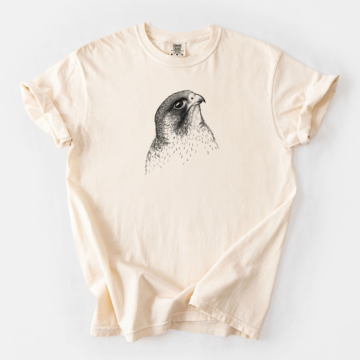 Peregrine Falcon - Falco peregrinus - Unisex Comfort Colors Garment-Dyed Heavyweight T-shirt