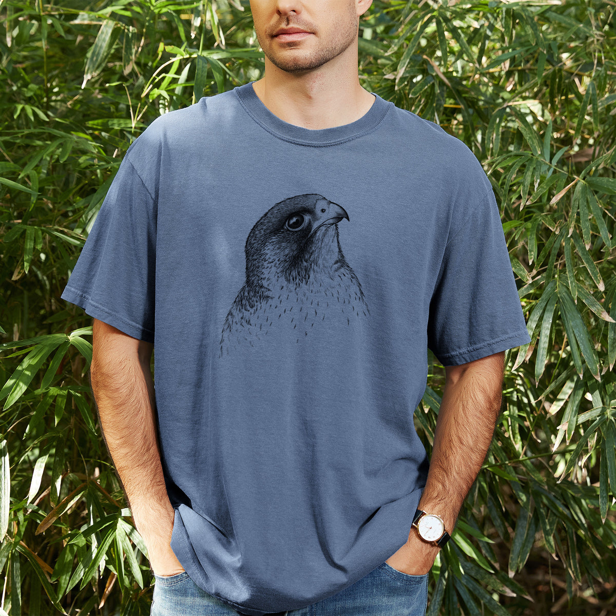 Peregrine Falcon - Falco peregrinus - Unisex Comfort Colors Garment-Dyed Heavyweight T-shirt