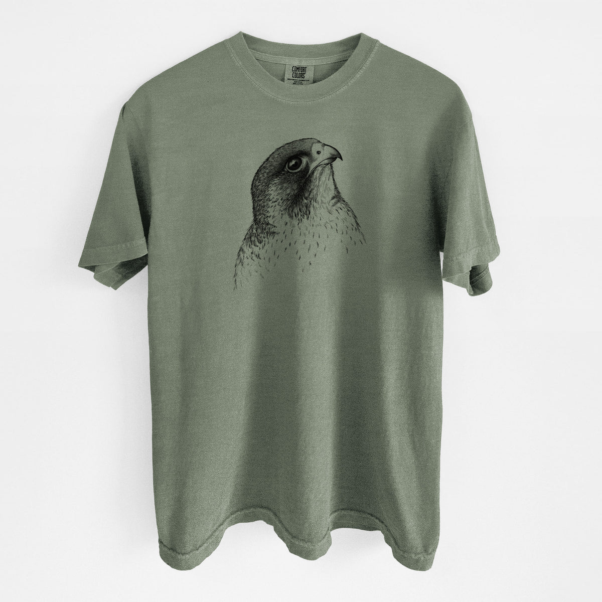 Peregrine Falcon - Falco peregrinus - Unisex Comfort Colors Garment-Dyed Heavyweight T-shirt
