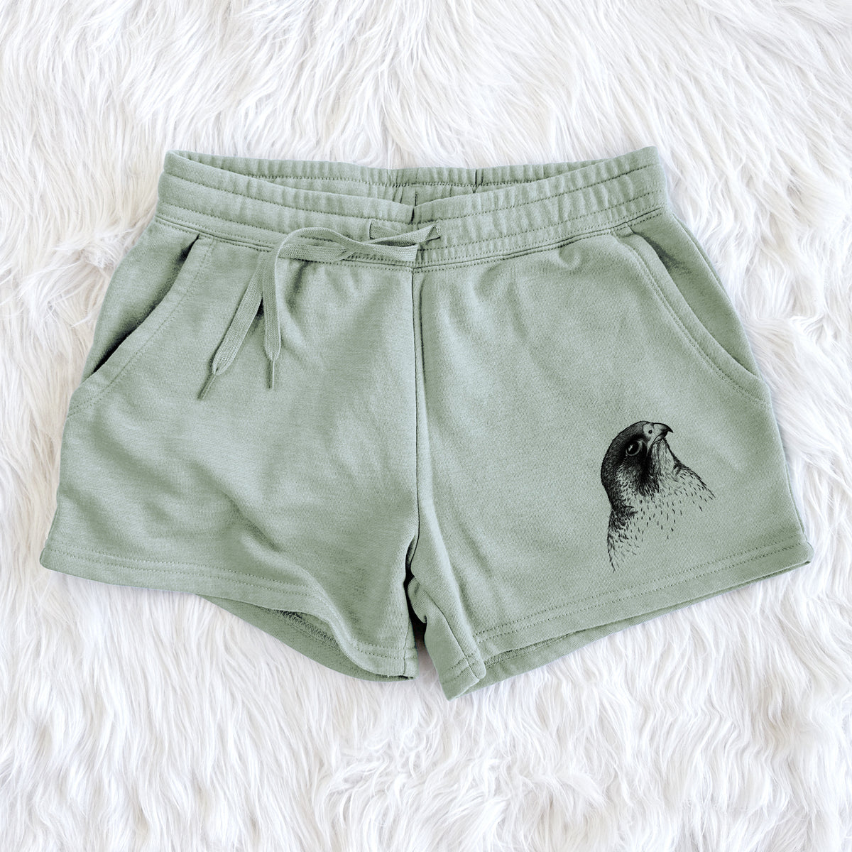 Peregrine Falcon - Falco peregrinus - Women&#39;s Cali Wave Shorts