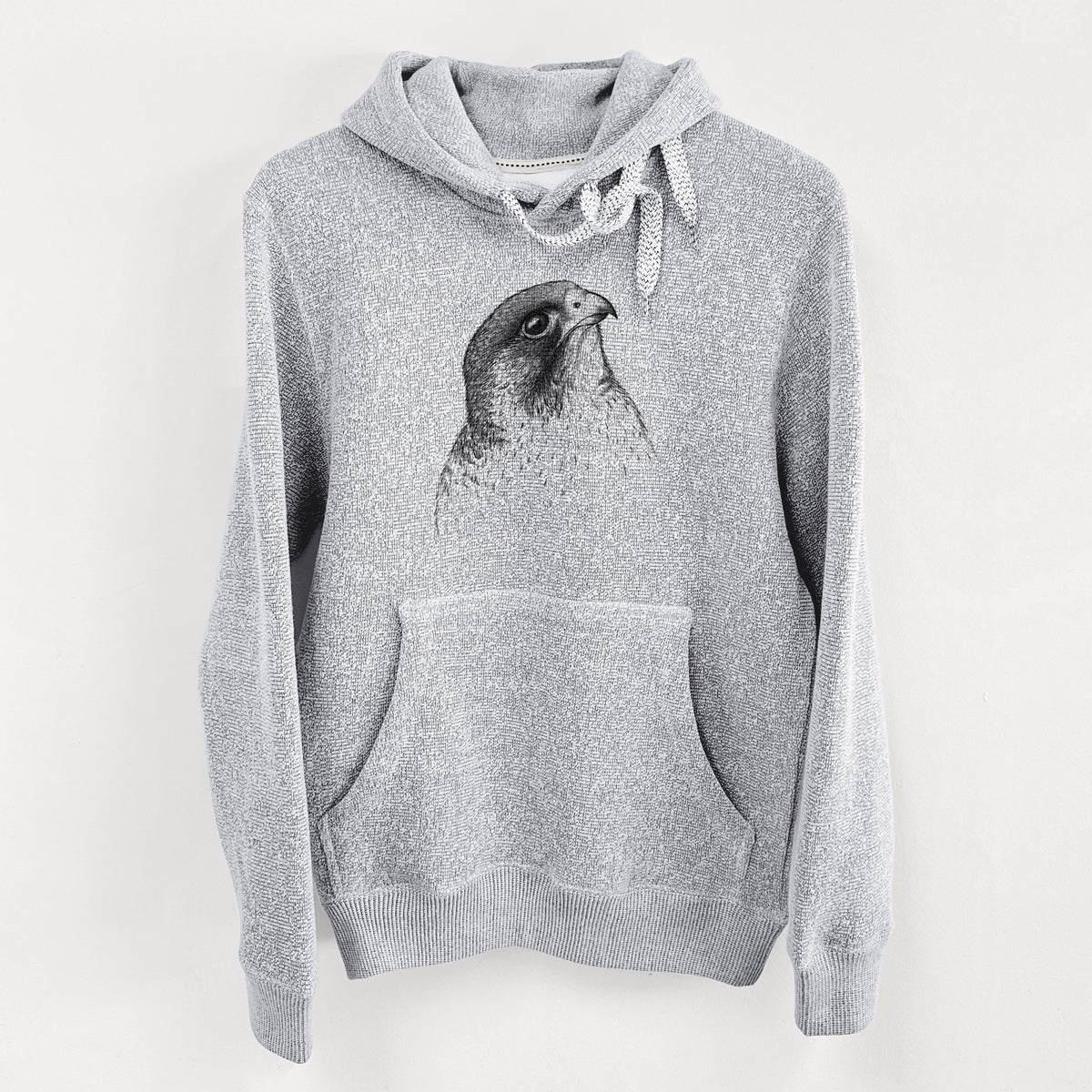 Peregrine Falcon - Falco peregrinus - Knit Hoodie