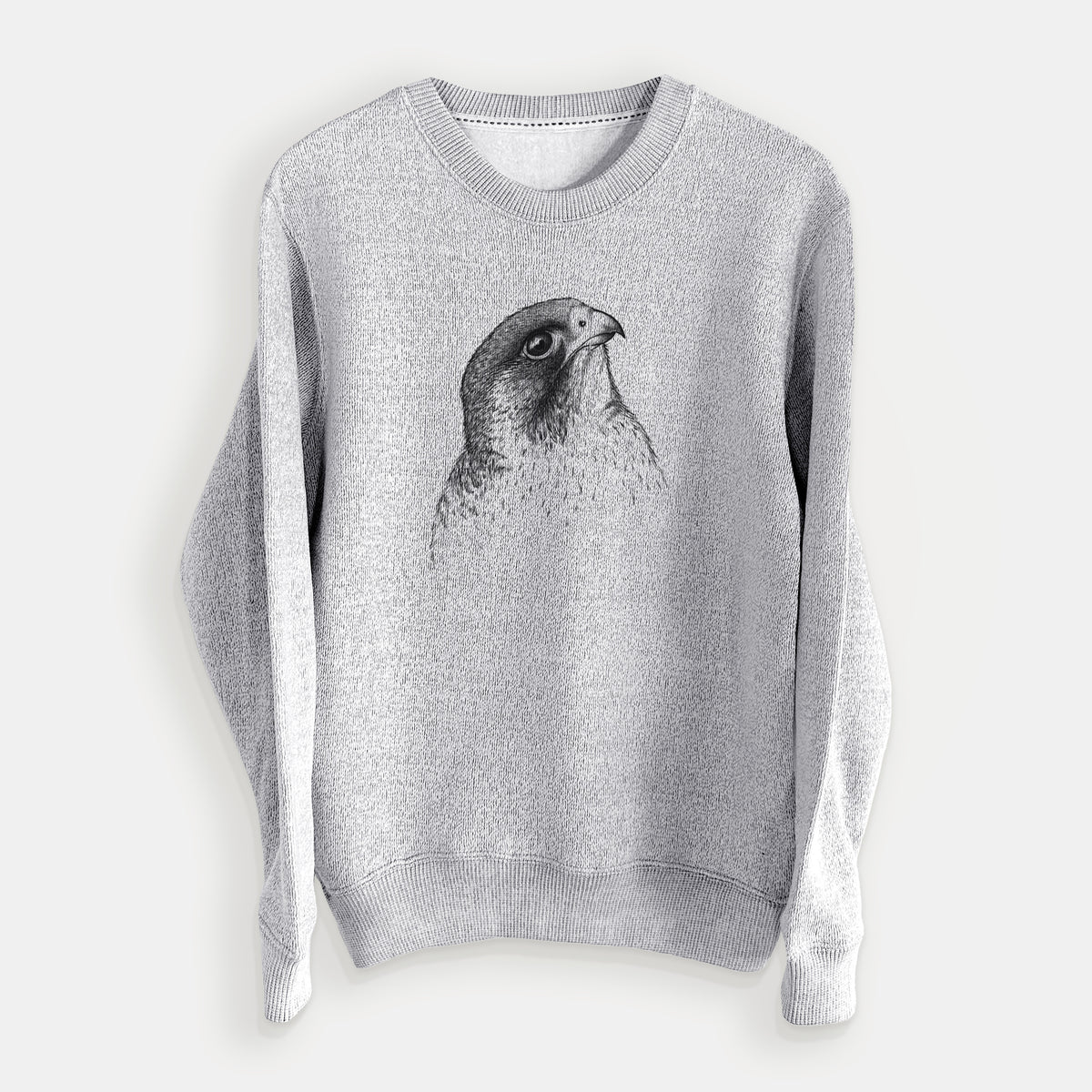 Peregrine Falcon - Falco peregrinus - Knit Sweatshirt