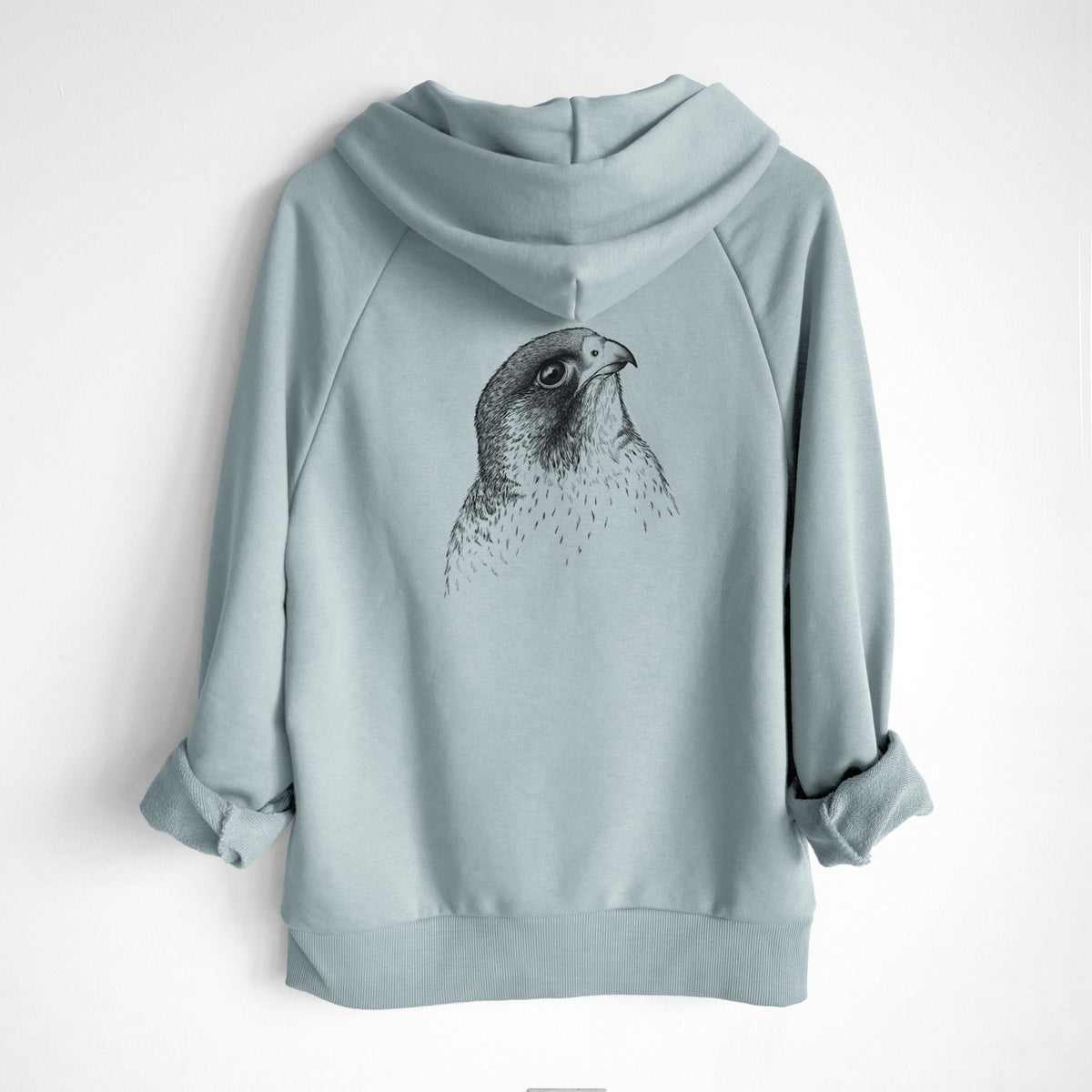 Peregrine Falcon - Falco peregrinus - UltraLuxe Heavyweight French Terry Hoodie