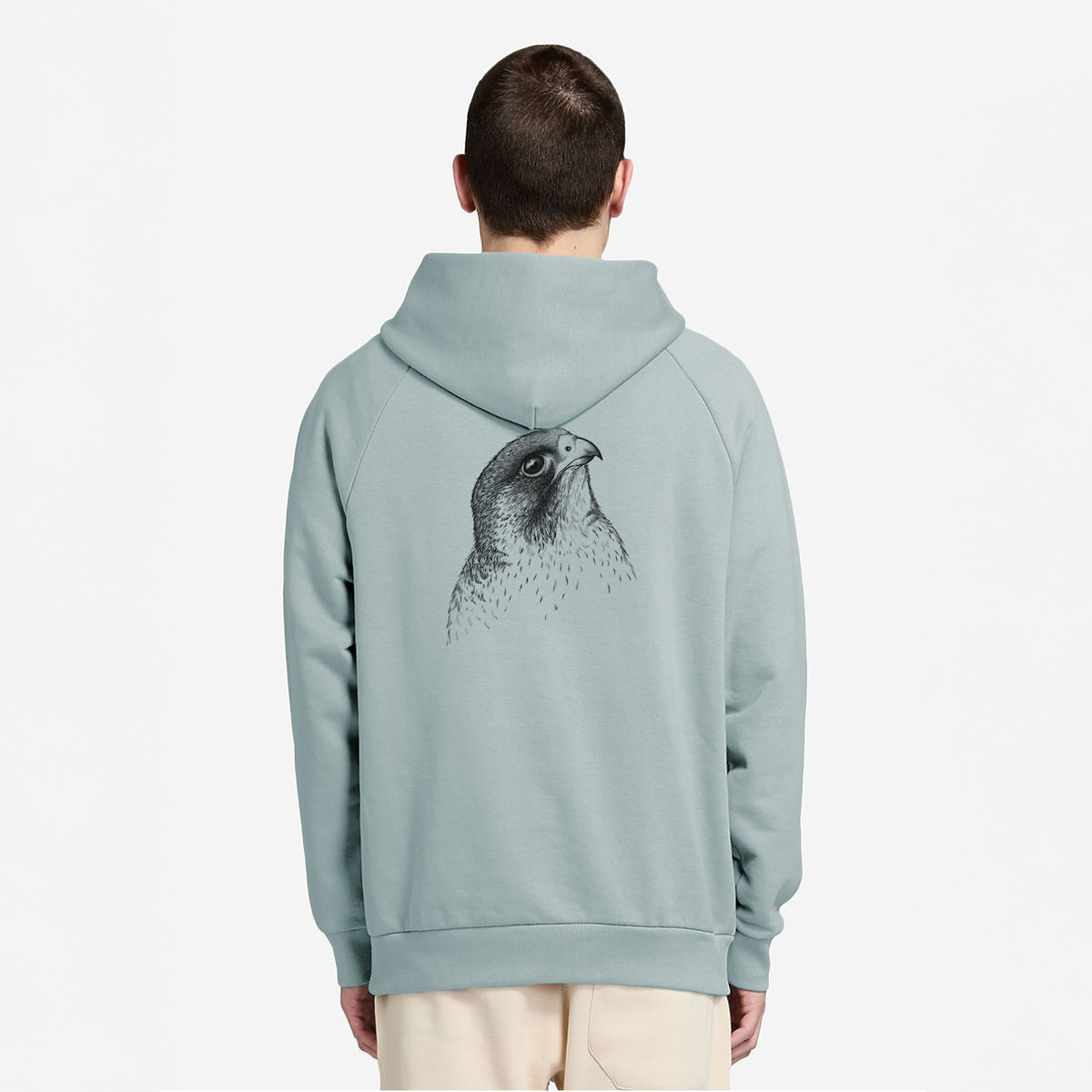 Peregrine Falcon - Falco peregrinus - UltraLuxe Heavyweight French Terry Hoodie