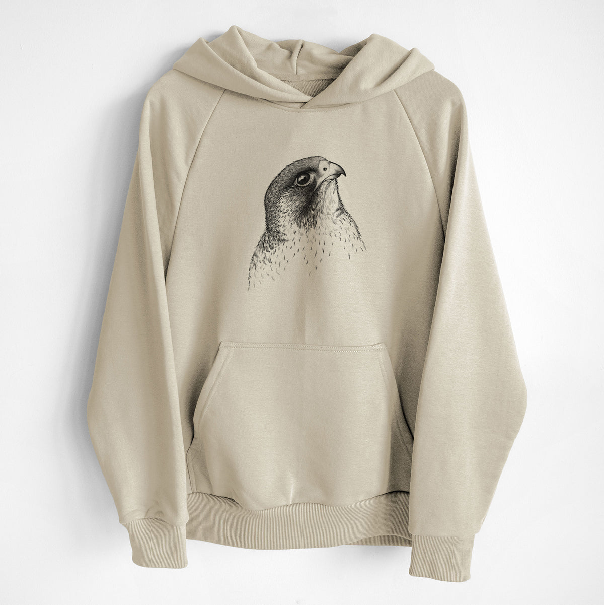 Peregrine Falcon - Falco peregrinus - UltraLuxe Heavyweight French Terry Hoodie