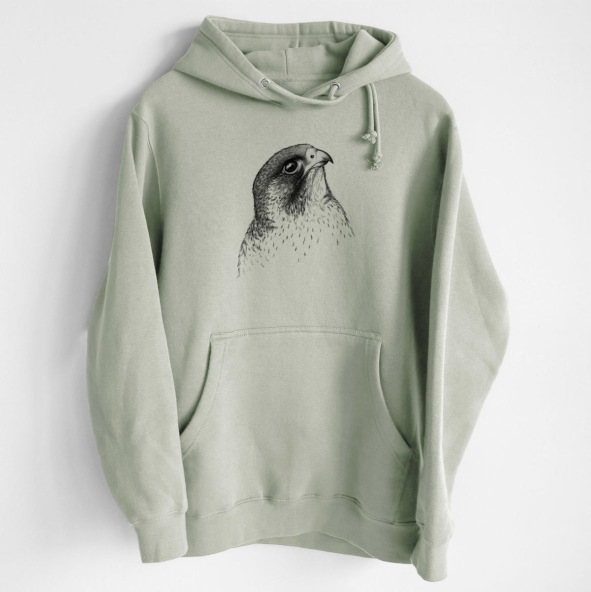 Peregrine Falcon - Falco peregrinus - Heavyweight Fleece Hoodie