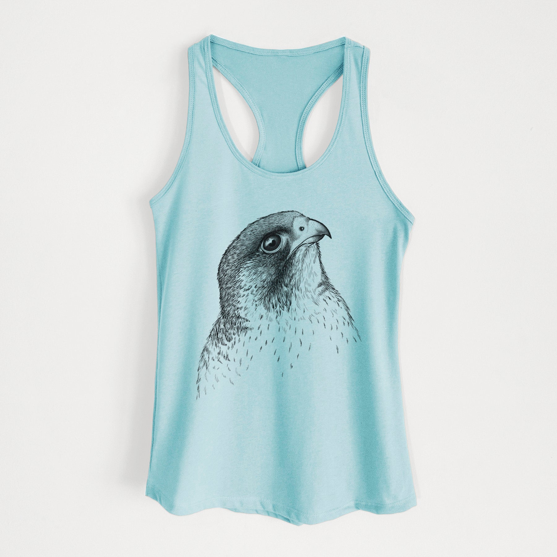 Peregrine Falcon - Falco peregrinus - Women's Racerback Tanktop