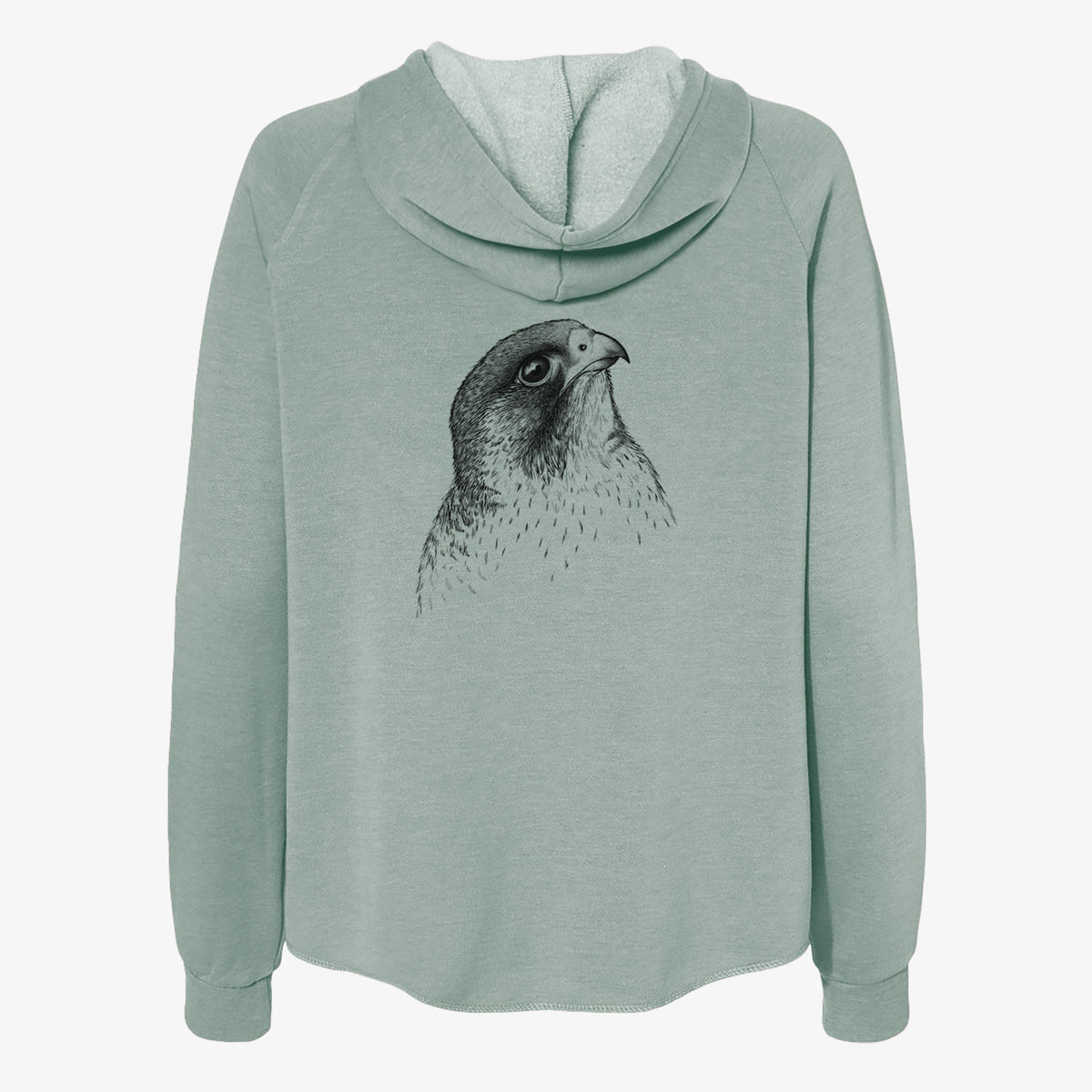 Peregrine Falcon - Falco peregrinus - Women's Cali Wave Zip-Up Sweatshirt