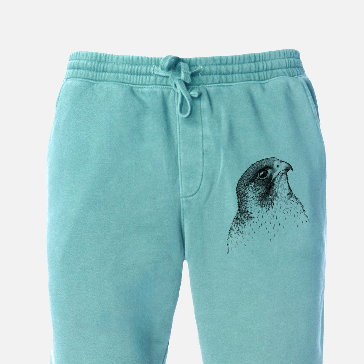 Peregrine Falcon - Falco peregrinus - Unisex Pigment Dyed Sweatpants